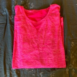 * Hot Pink Dri-Fit workout top